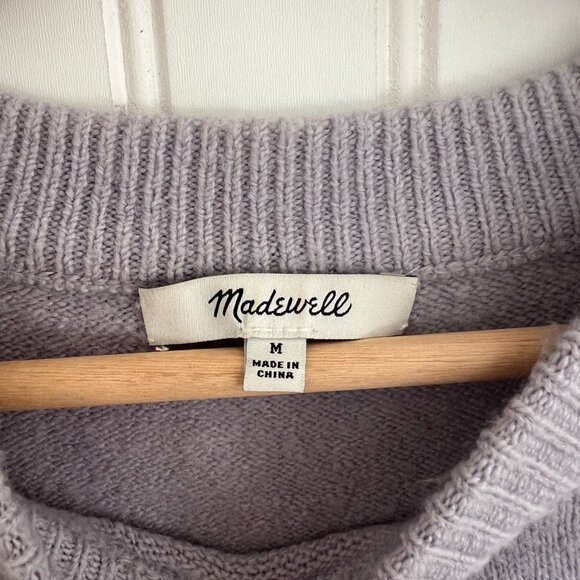 Madewell Women's Brockton‎ Bobble Sweater Merino Wool Blend AF097 Sweater Size M - Picture 2 of 7